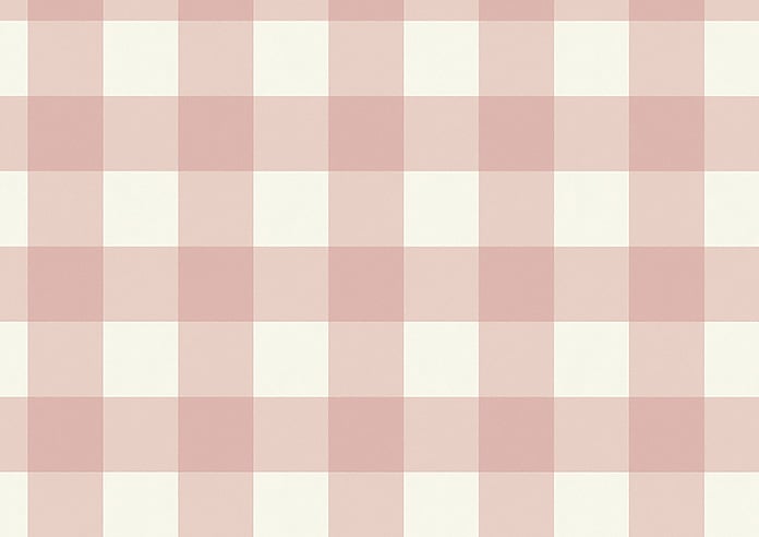 Gingham, Rosies Pink - Twist&Fit Roman Blind - Image 8